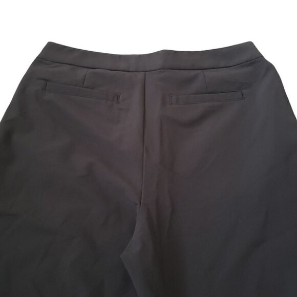 NEW Kyodan black casual ankle length tapered mid rise curvy trouser pants - Picture 5 of 8